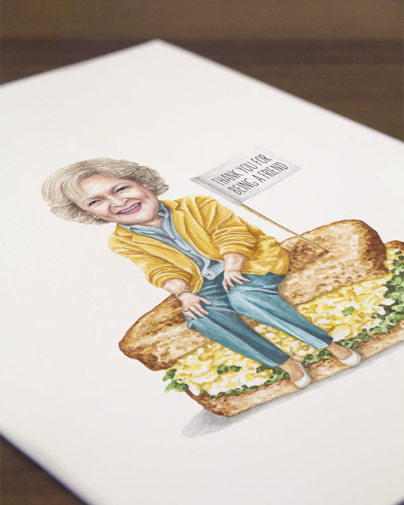 Betty White Print