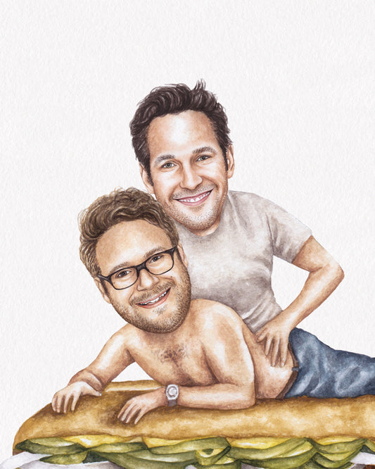 Seth Rogen and Paul Rudd