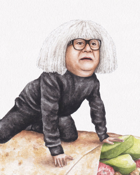 Danny Devito on a Burrito