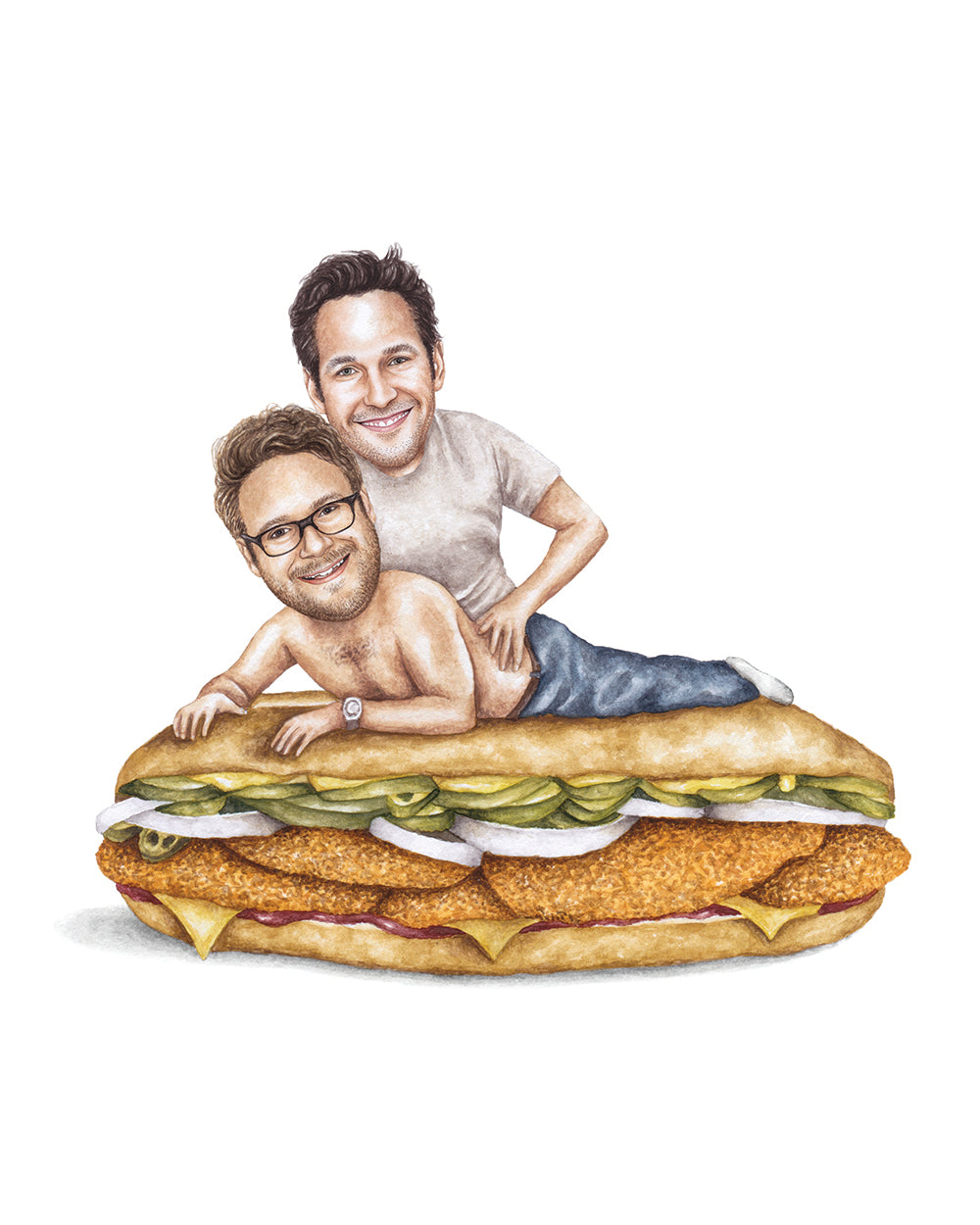 Seth Rogen and Paul Rudd