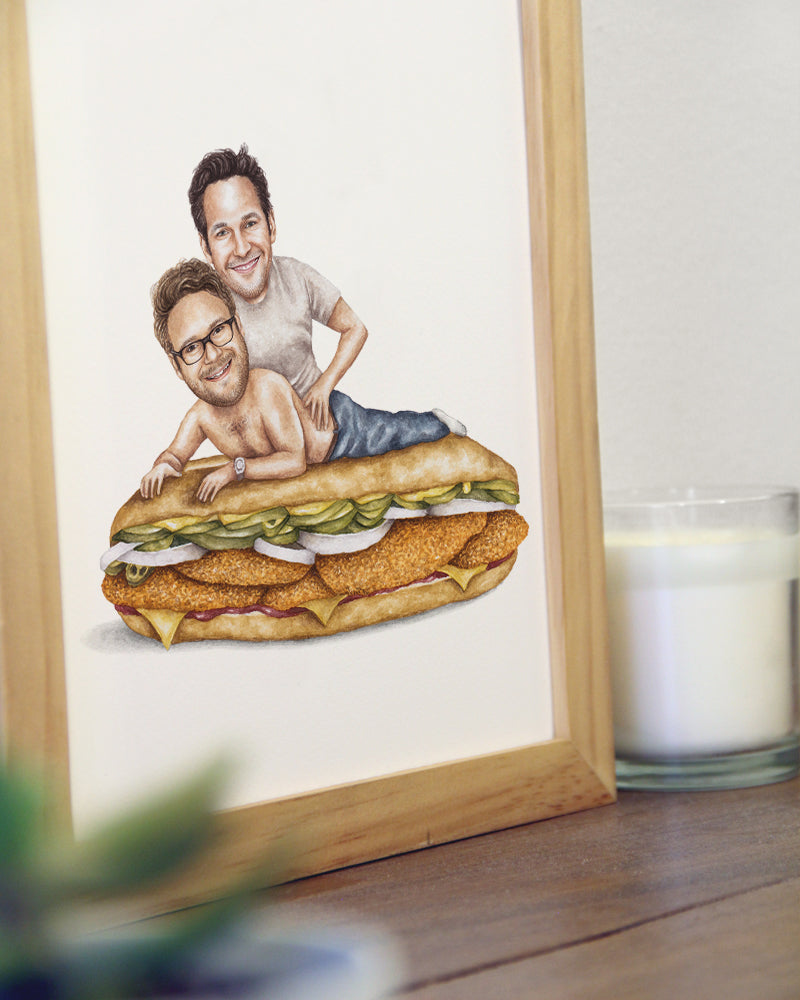 Seth Rogen and Paul Rudd