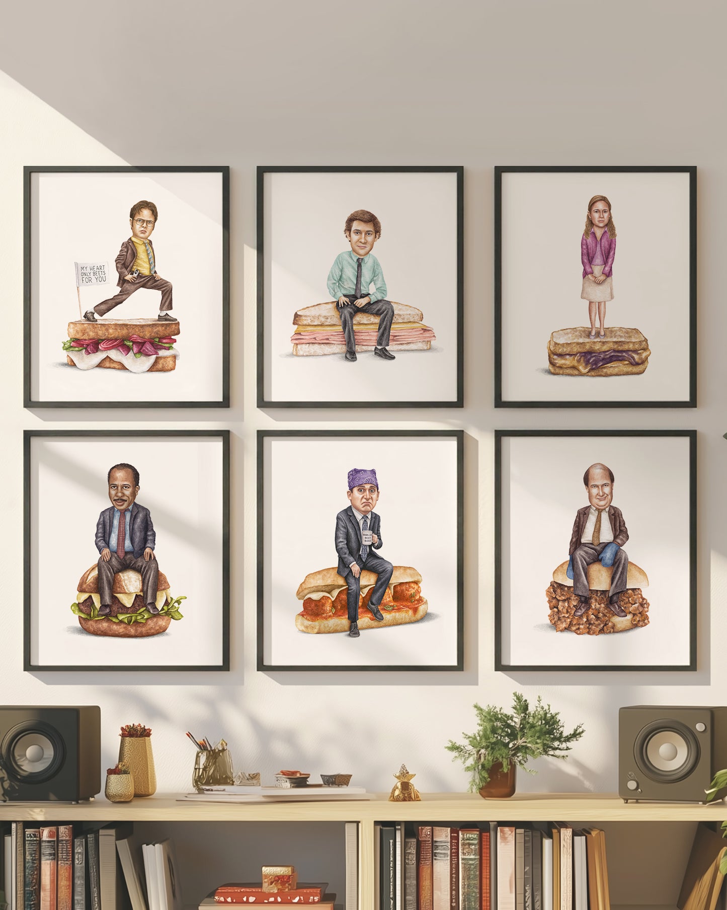 The Office 6-Pack 16x20 black frame set