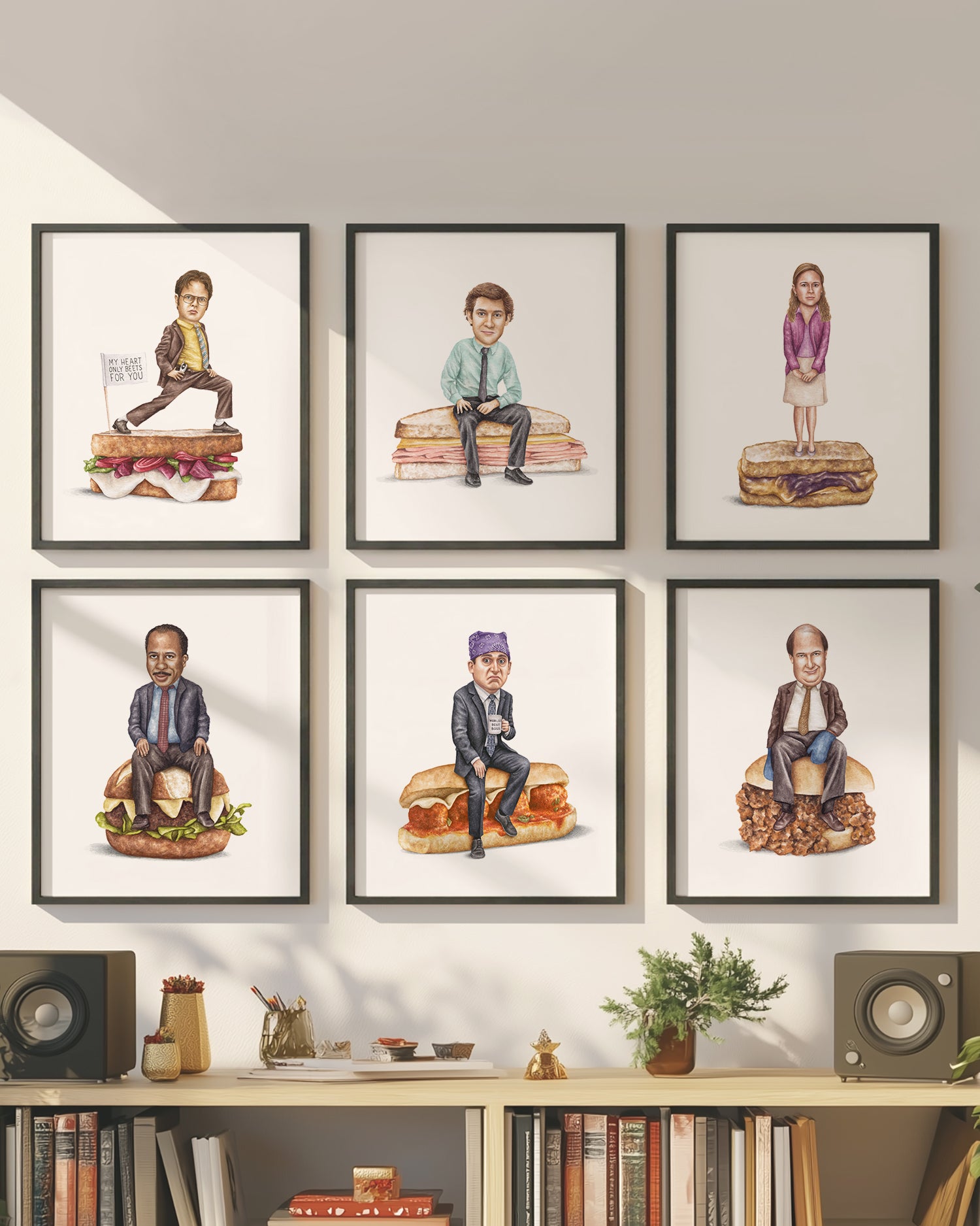 The Office 6-Pack 16x20 black frame set