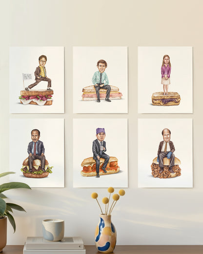 The Office 6-Pack 8x10 unframed set