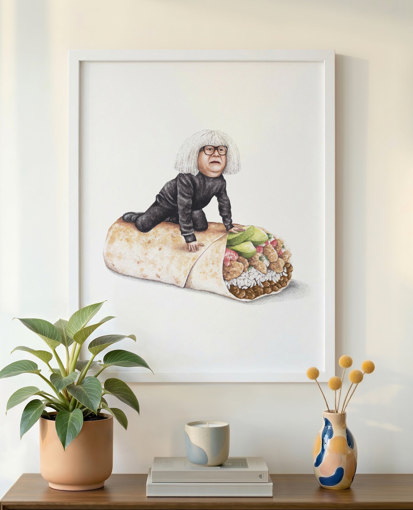 Danny Devito on a Burrito