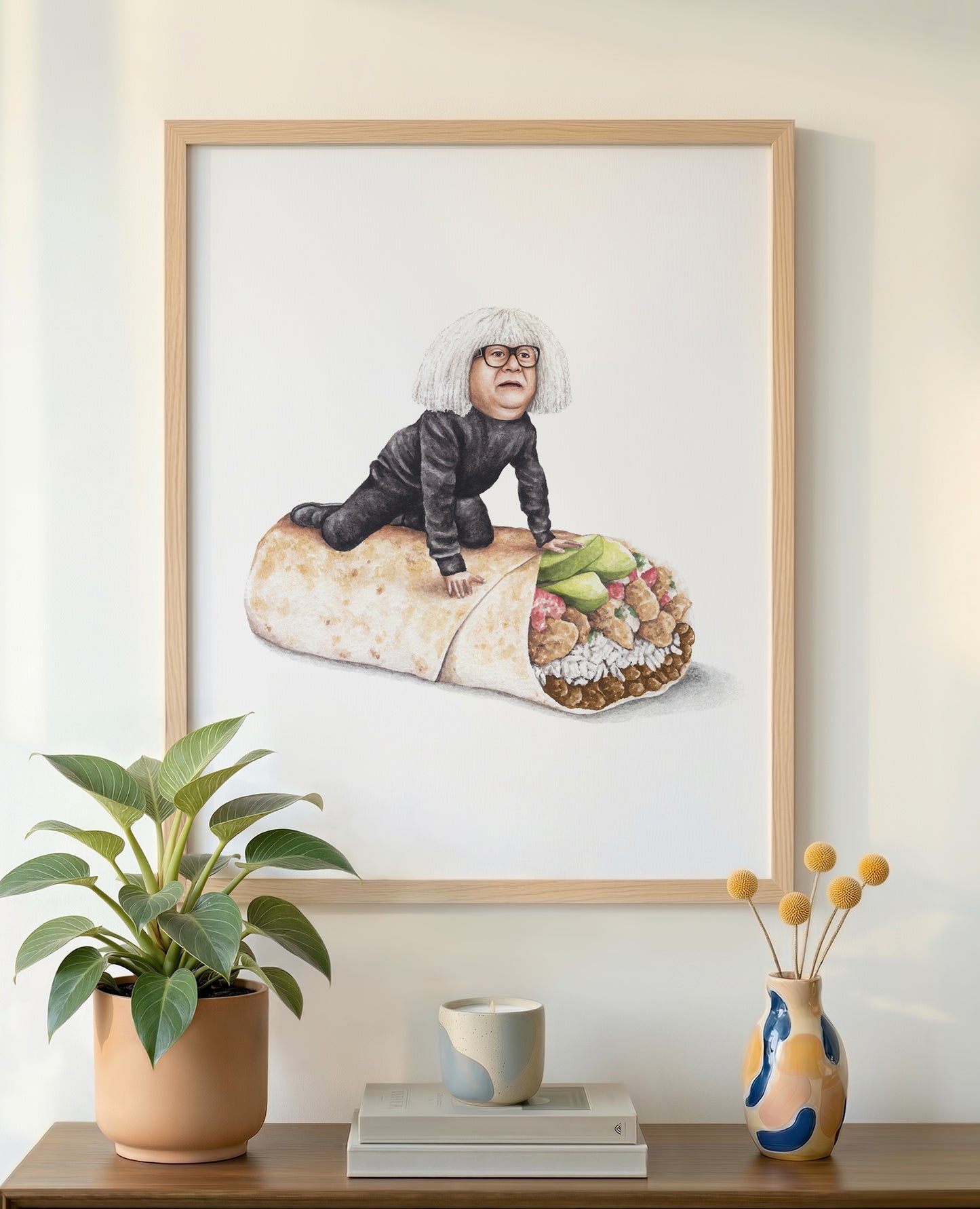 Danny Devito on a Burrito