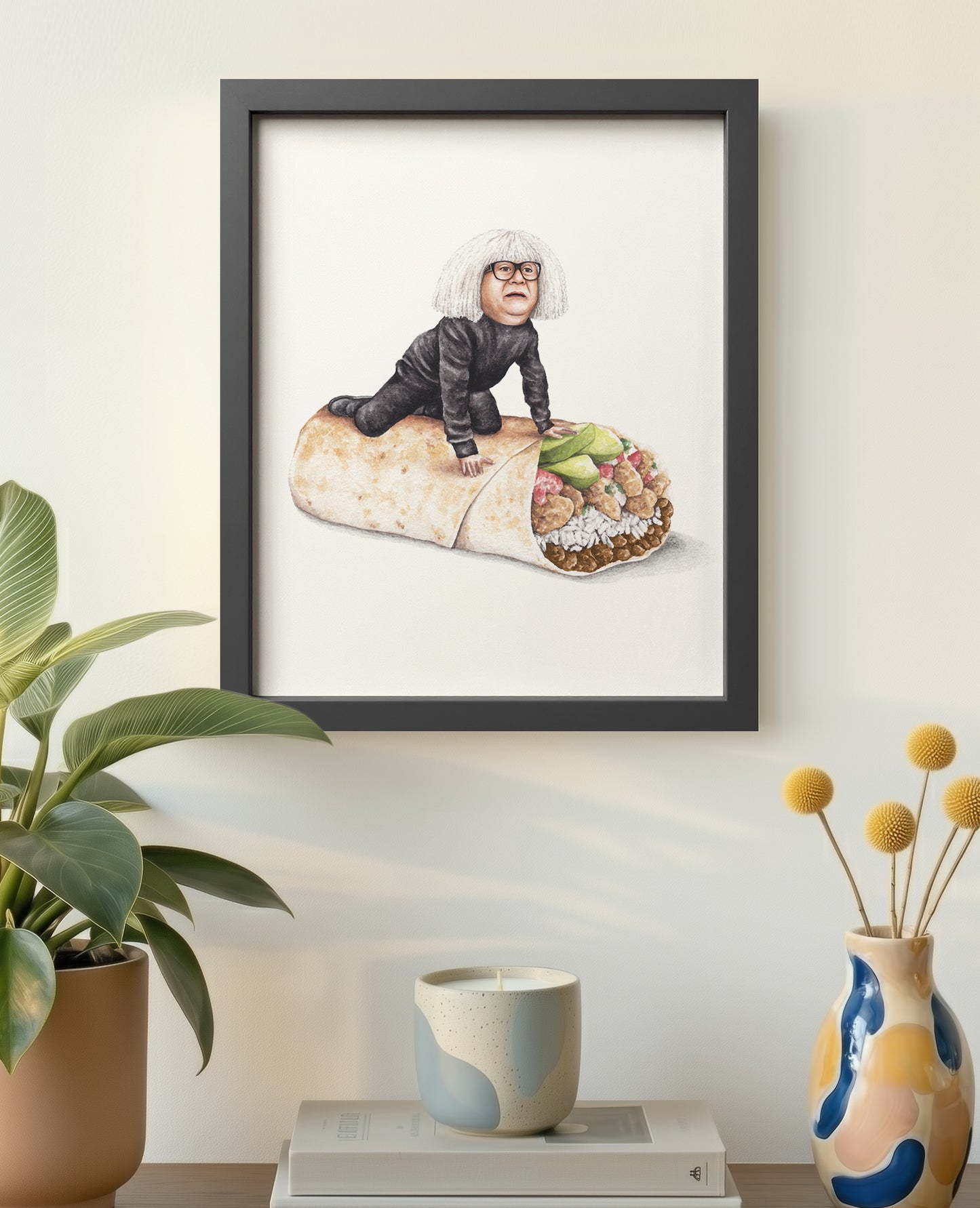 Danny Devito on a Burrito