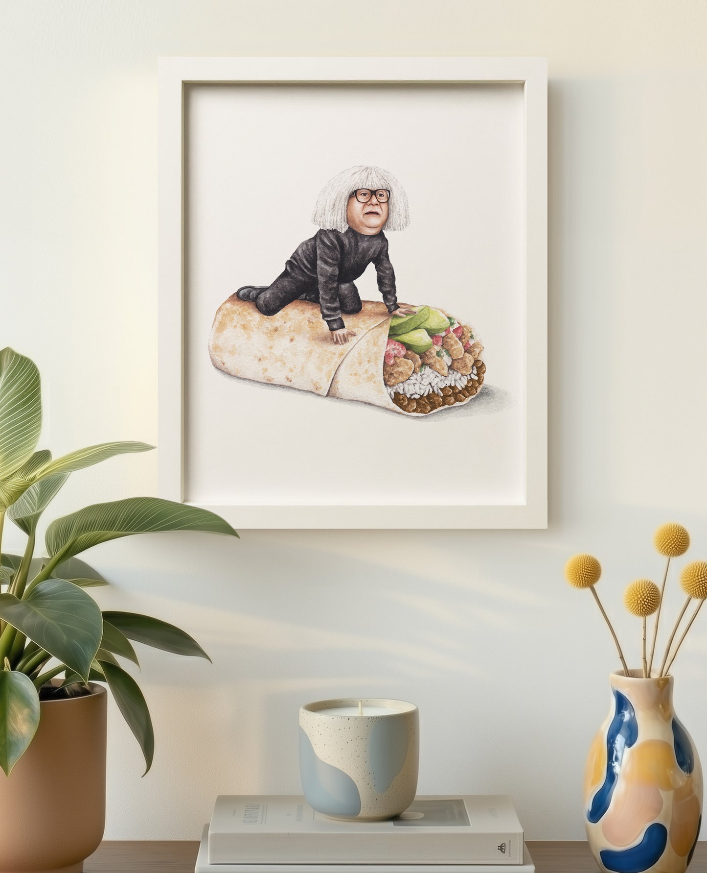 Danny Devito on a Burrito