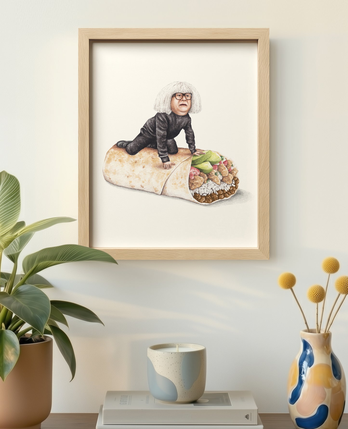 Danny Devito on a Burrito