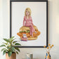 Dolly Parton 16x20 print in black frame