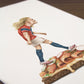 Erling Haaland watercolor art print — alternate view