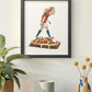 Erling Haaland 8x10 print in black frame