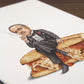 The Godfather watercolor art print — alternate view