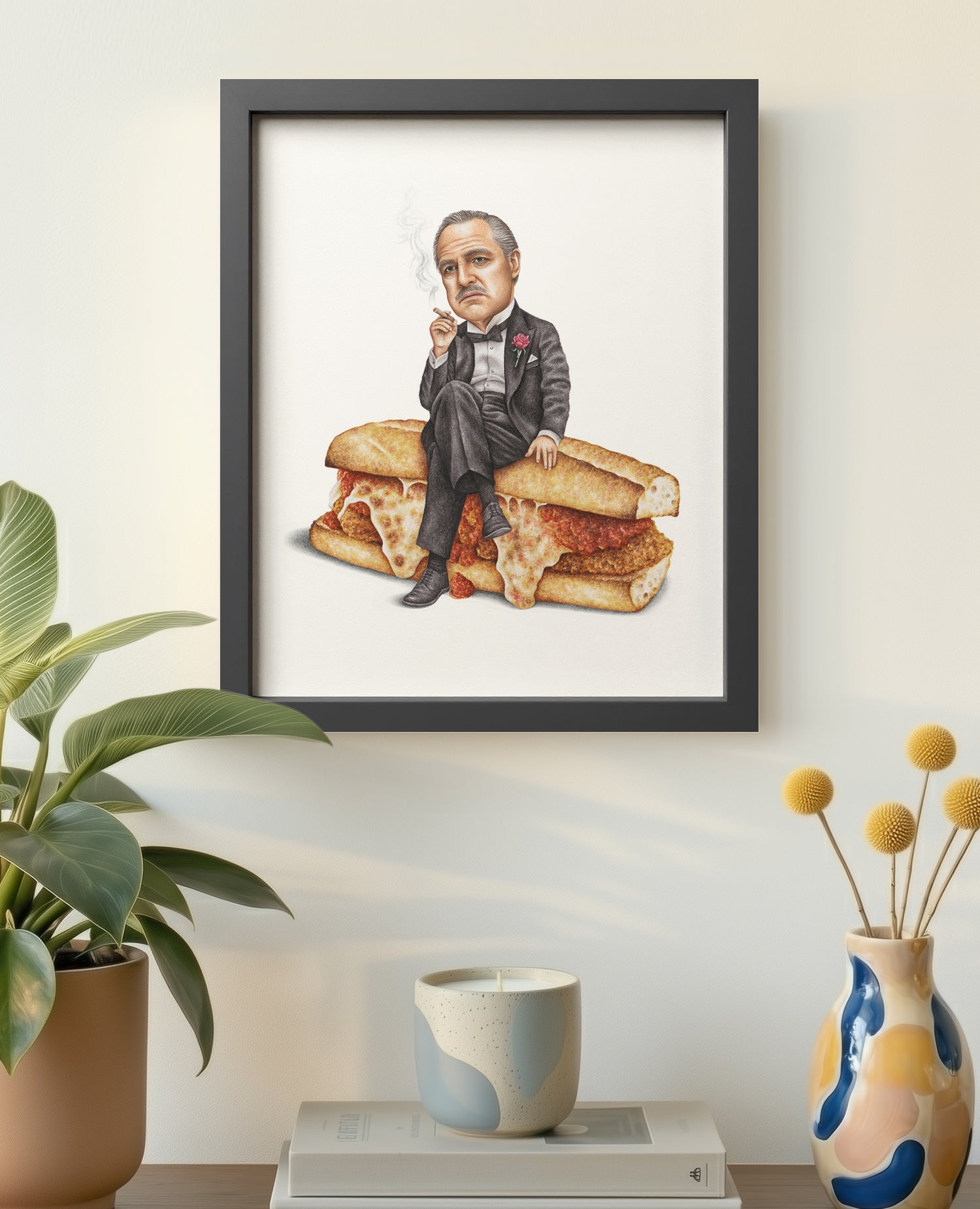 The Godfather 8x10 print in black frame