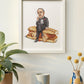 The Godfather 8x10 print in white frame