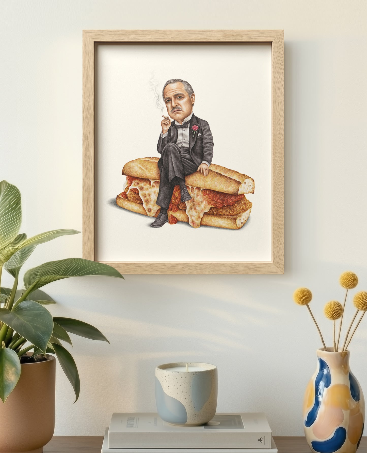 The Godfather 8x10 print in wood frame