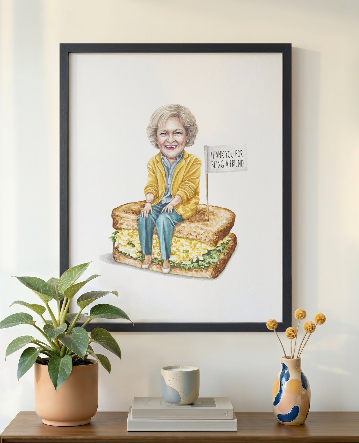 Betty White Print