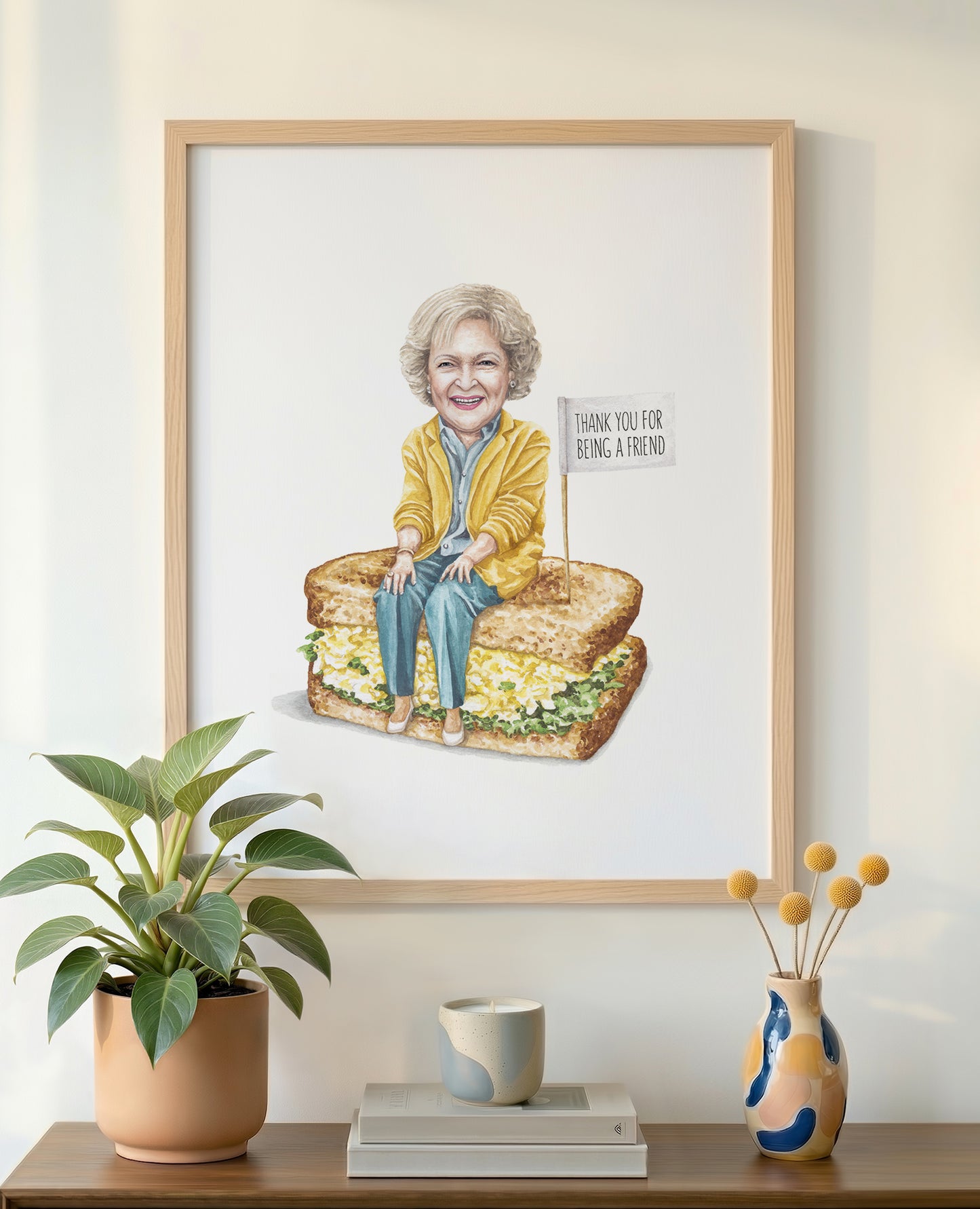 Betty White Print