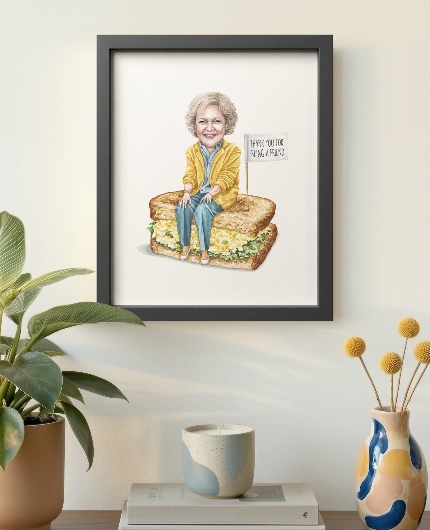 Betty White Print