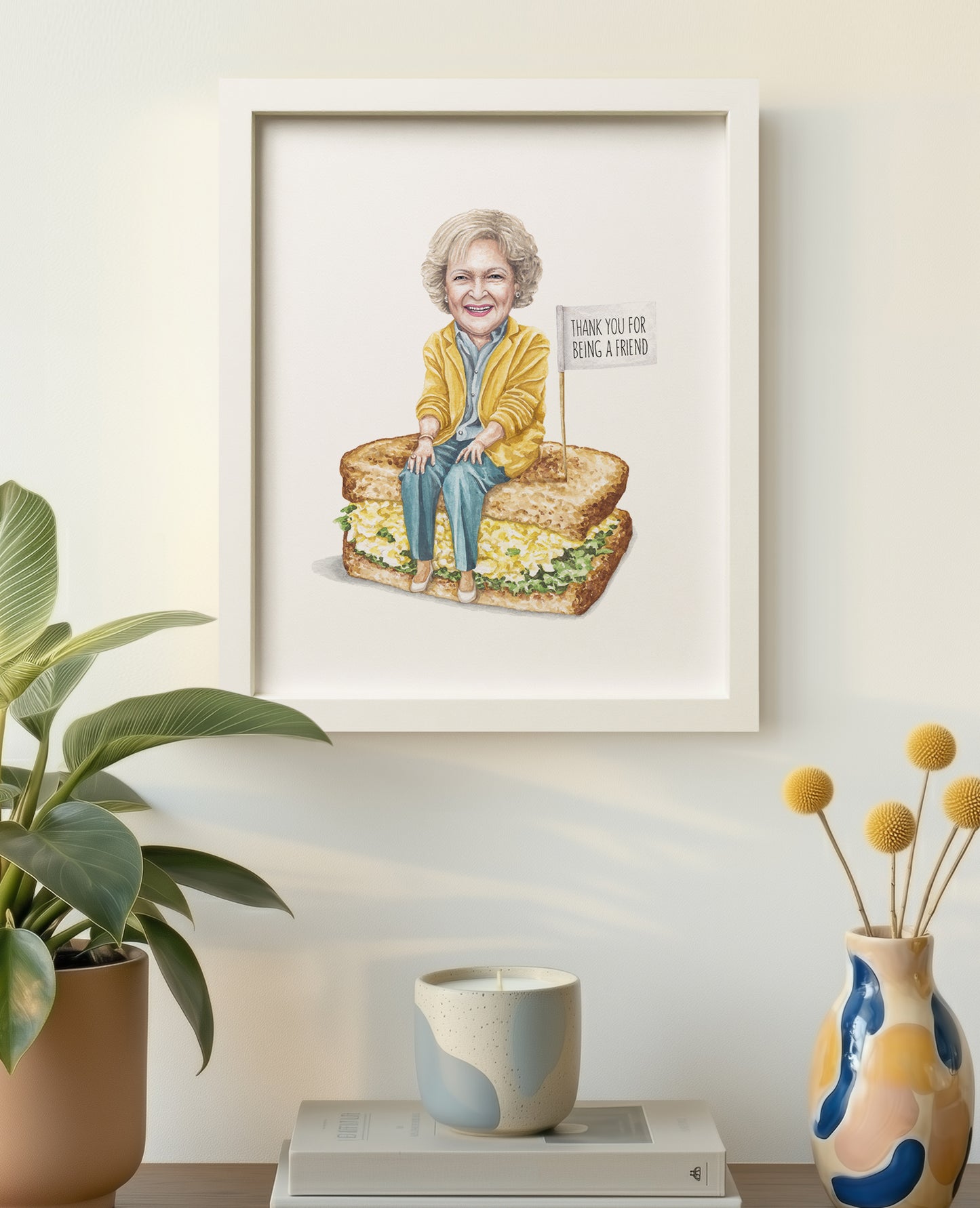 Betty White Print