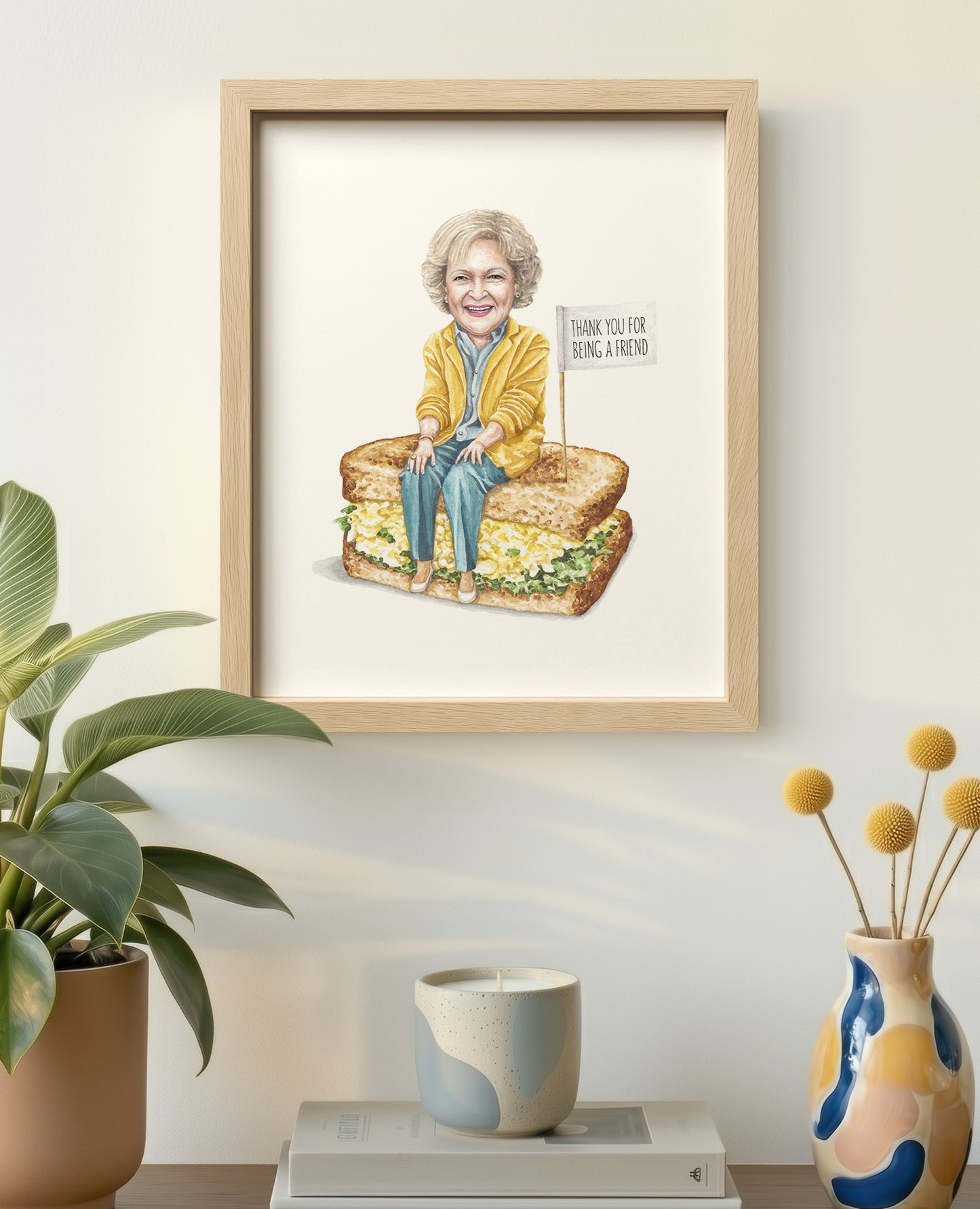 Betty White Print