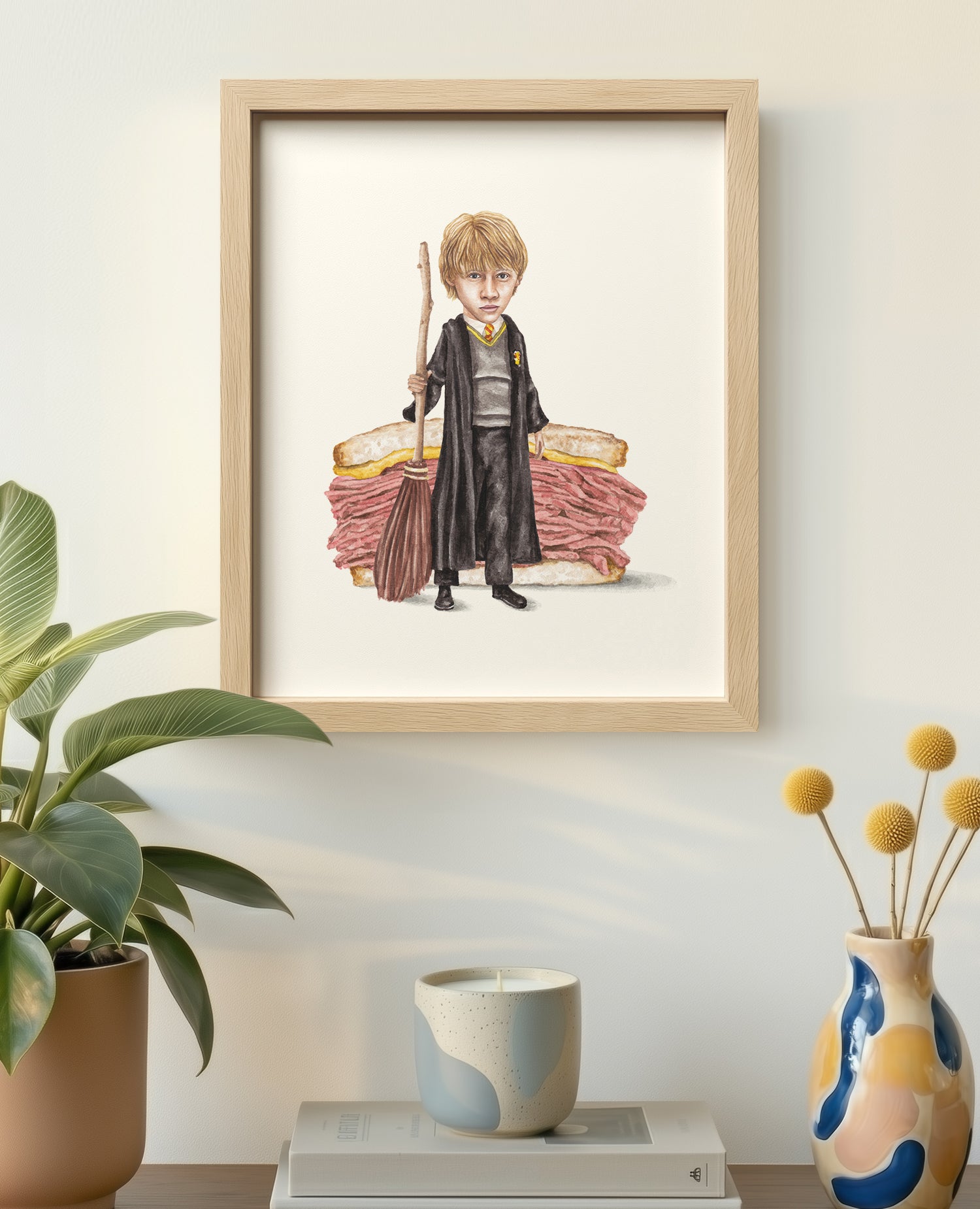 Ron Weasley Art Print | Celebs On Sandwiches