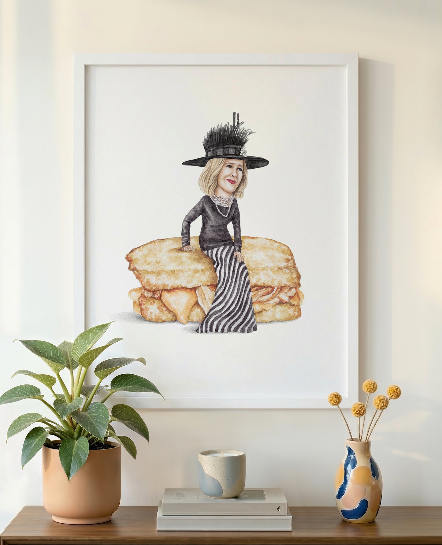 Moira Schitt's Creek 16x20 White Frame