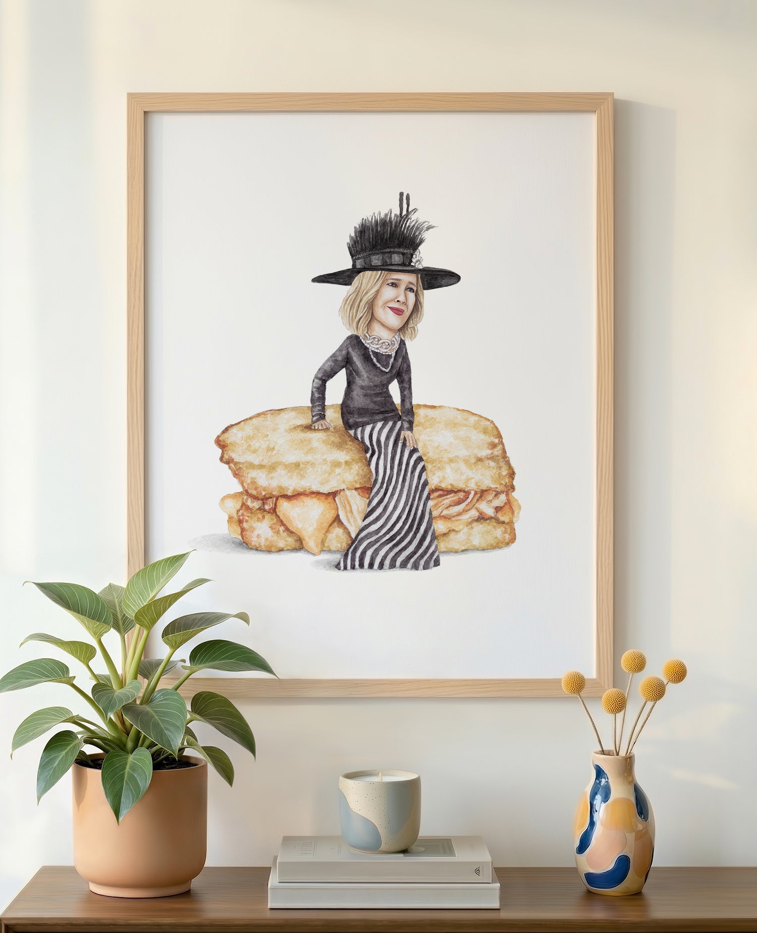 Moira Schitt's Creek 16x20 Wood Frame