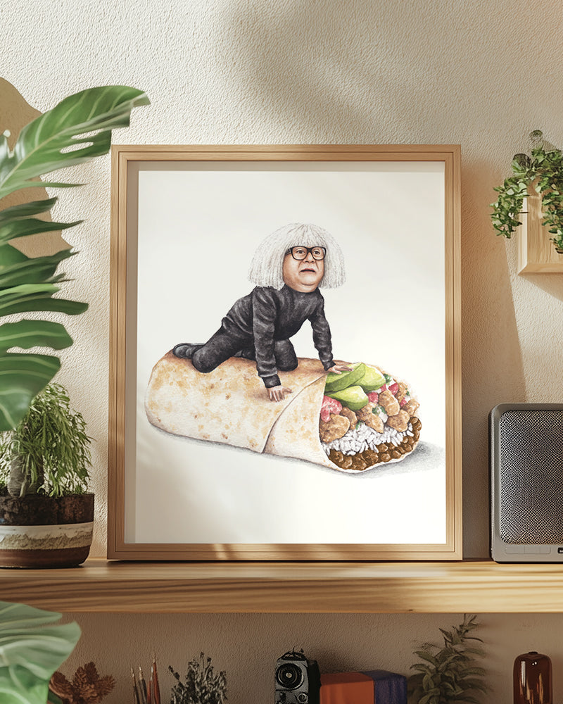 Danny Devito on a Burrito