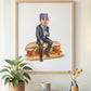 The Office Michael Scott 16x20 print in wood frame