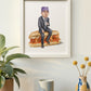The Office Michael Scott 8x10 print in white frame