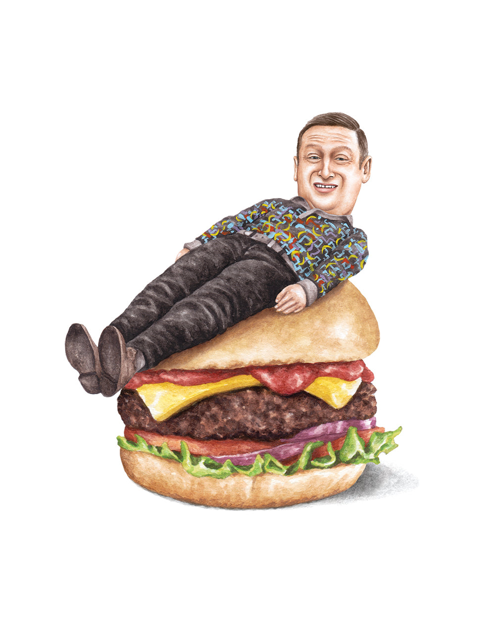 Tim Robinson Rats Tim Robinson Art Print | Celebs On Sandwiches