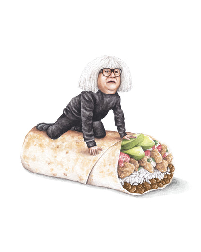 Danny Devito on a Burrito